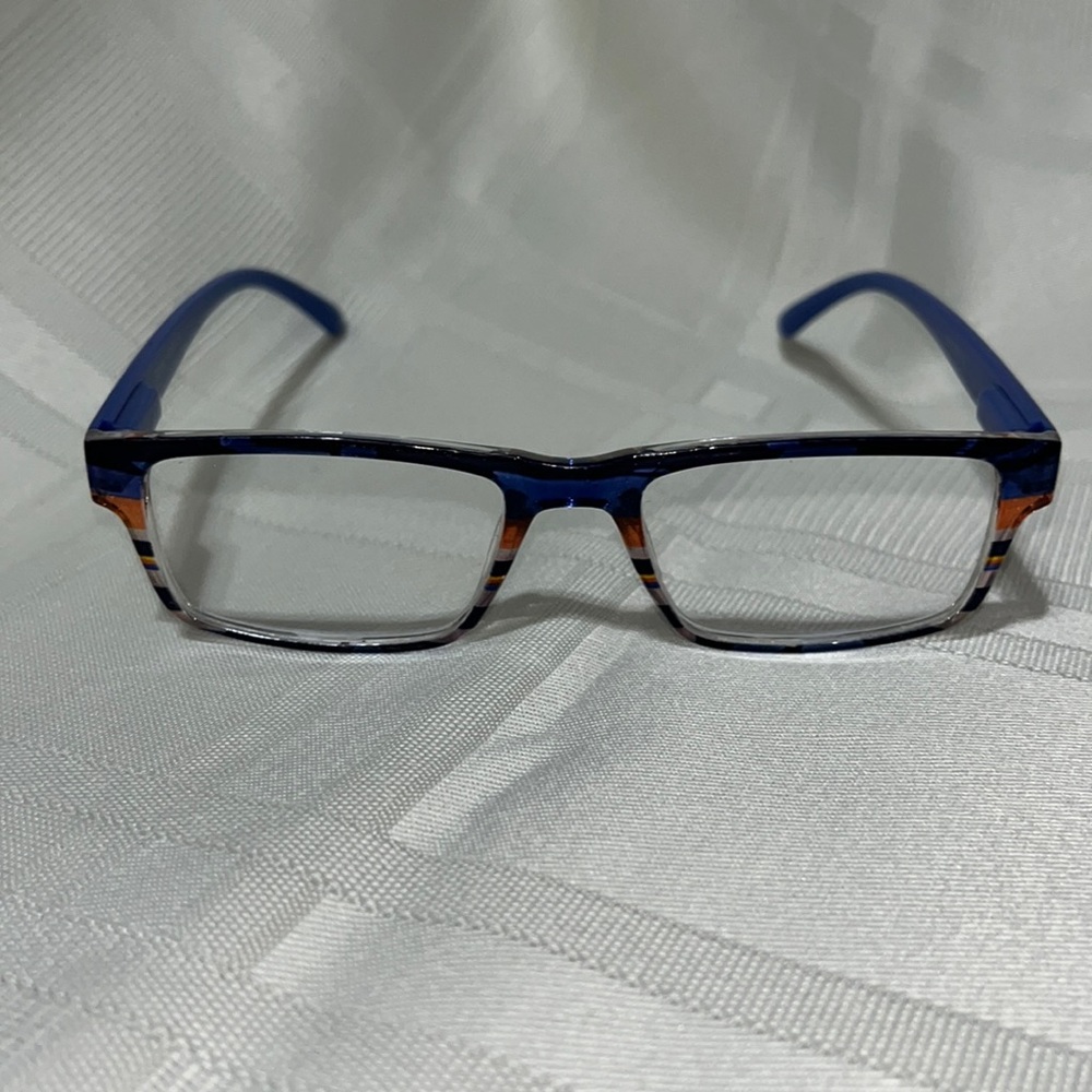Cougar Sunglasses Womens Stripe Readers-Reading Glasses +2.50